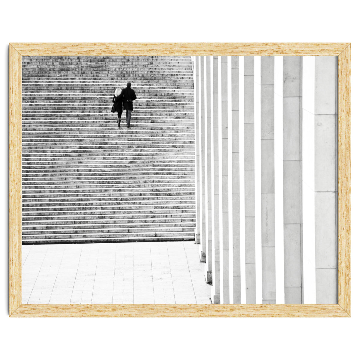 Couple On Stairs, Paris