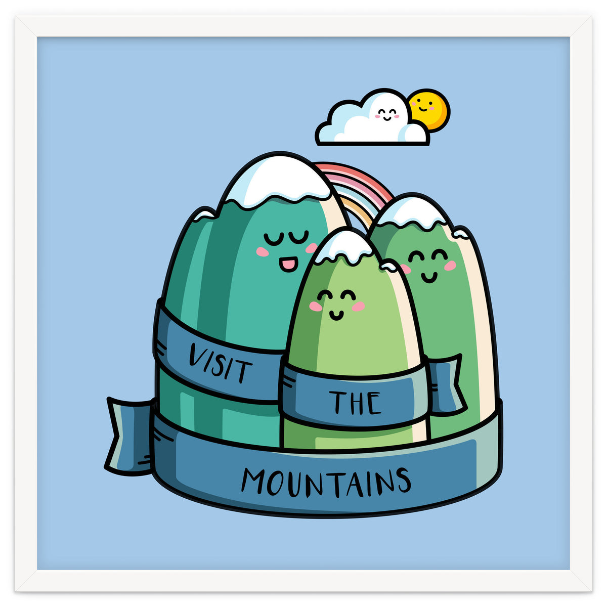 Kawaii Cute Visit the mountains