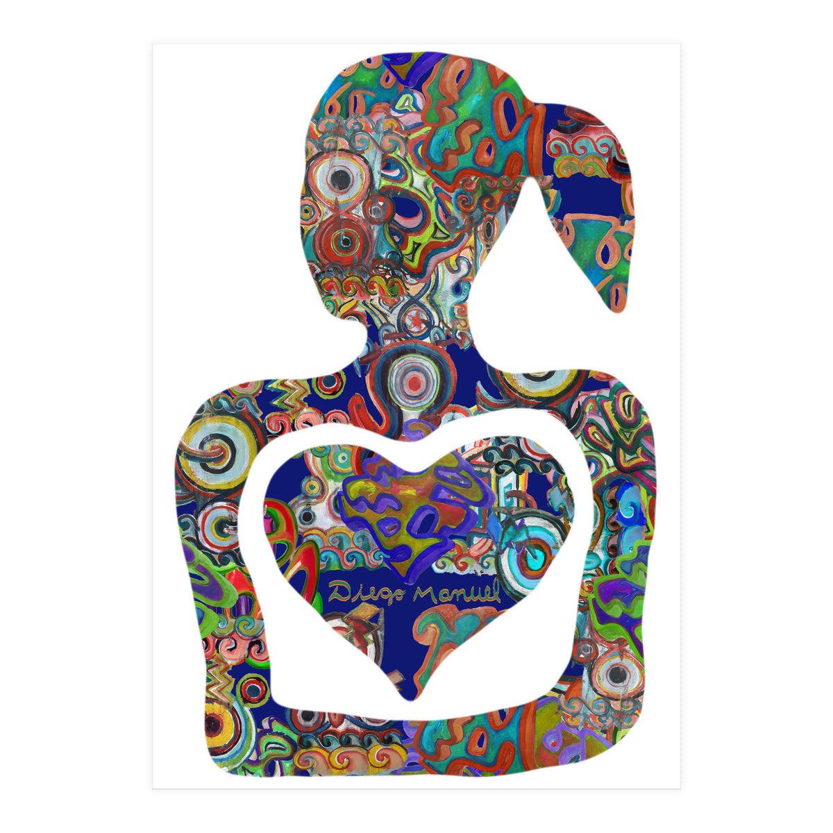 Mujer Digital 3 14  (Print Only)