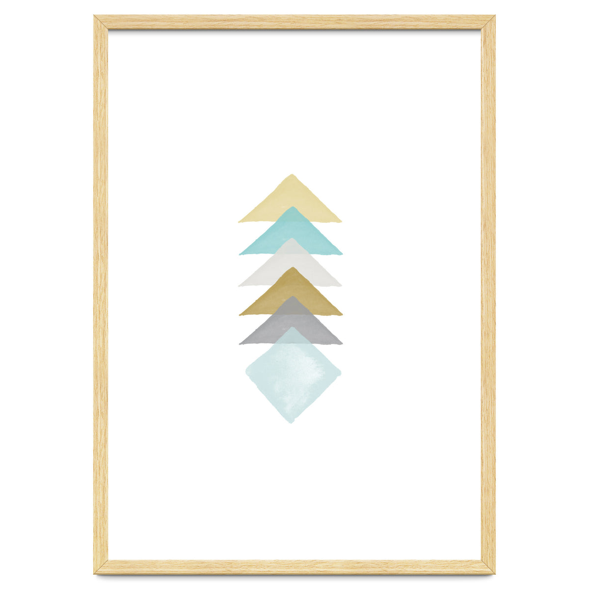 Watercolor Triangles