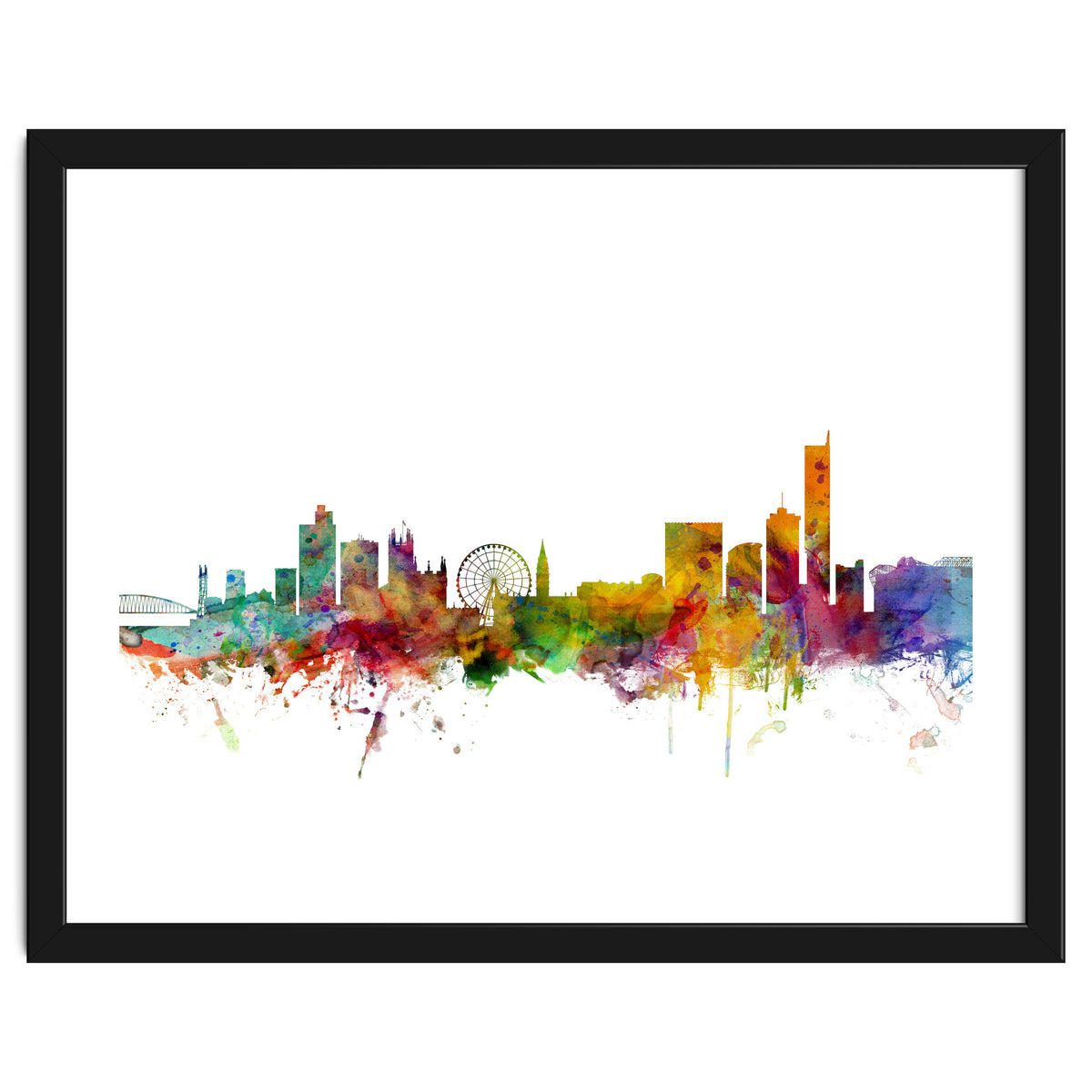 Manchester England Skyline