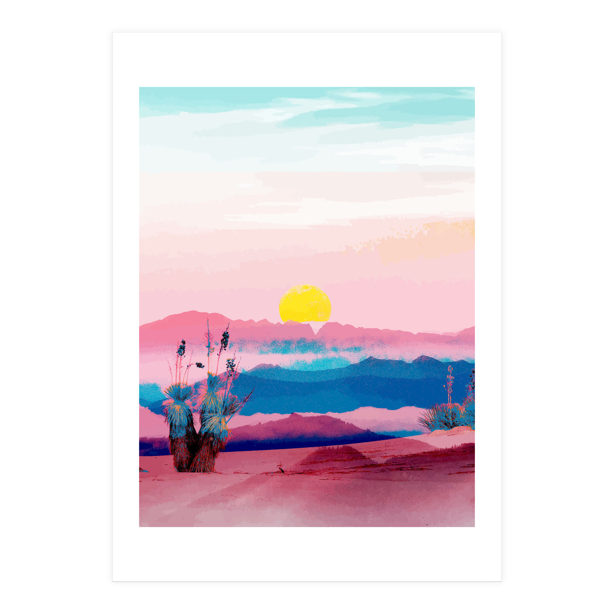 Her Heart Was Made Of Liquid Sunsets (Print Only)