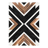 Urban Tribal Pattern No.1 - Concrete and Wood (Print Only) thumbnail