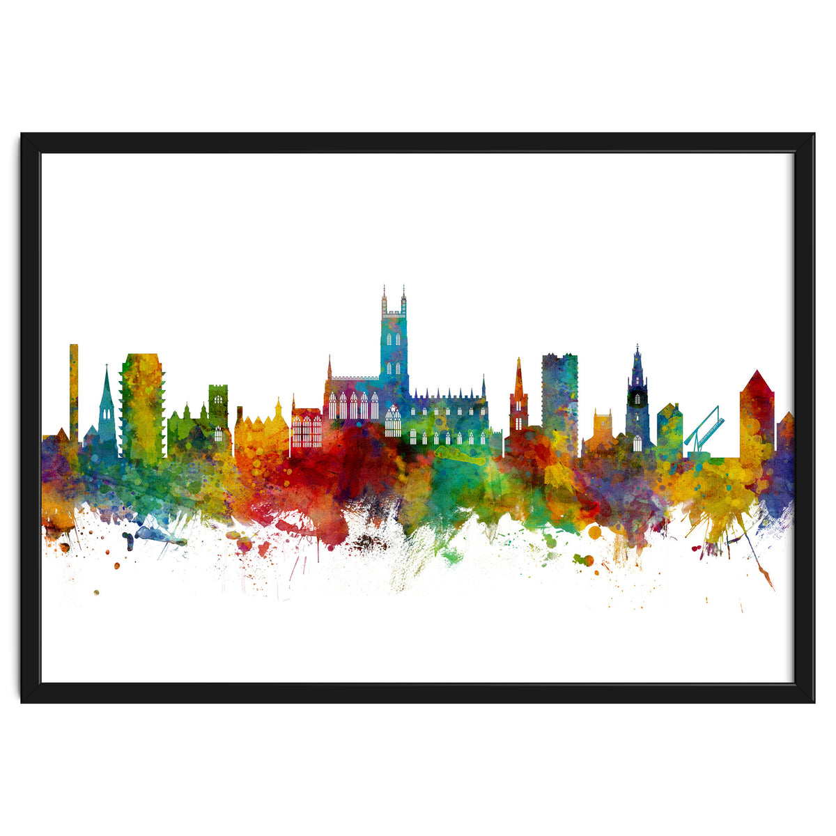 Gloucester England Skyline