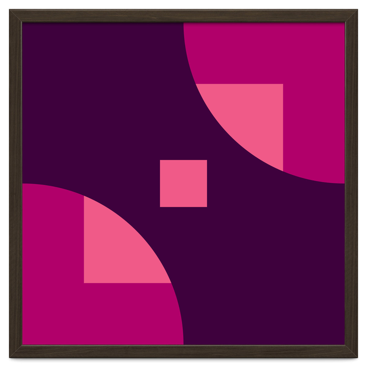 Geometric Shapes No. 1 - purple & pink squares