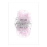 Do it with passion or not at all | watercolor pink (Print Only) thumbnail