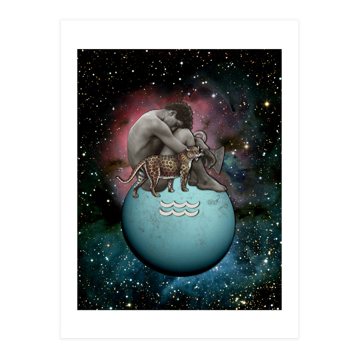 Aquarius  Zodiac Sign (Print Only)