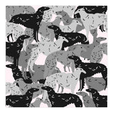 Borzoi dogs pattern (Print Only) thumbnail