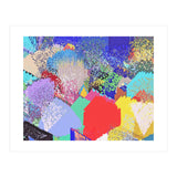 Modern Life, Abstract Contemporary Graphic Design, Eclectic Colorful Shapes (Print Only) thumbnail