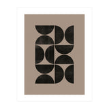 Mid-Century Modern No.24 - Woodblock Print (Print Only) thumbnail
