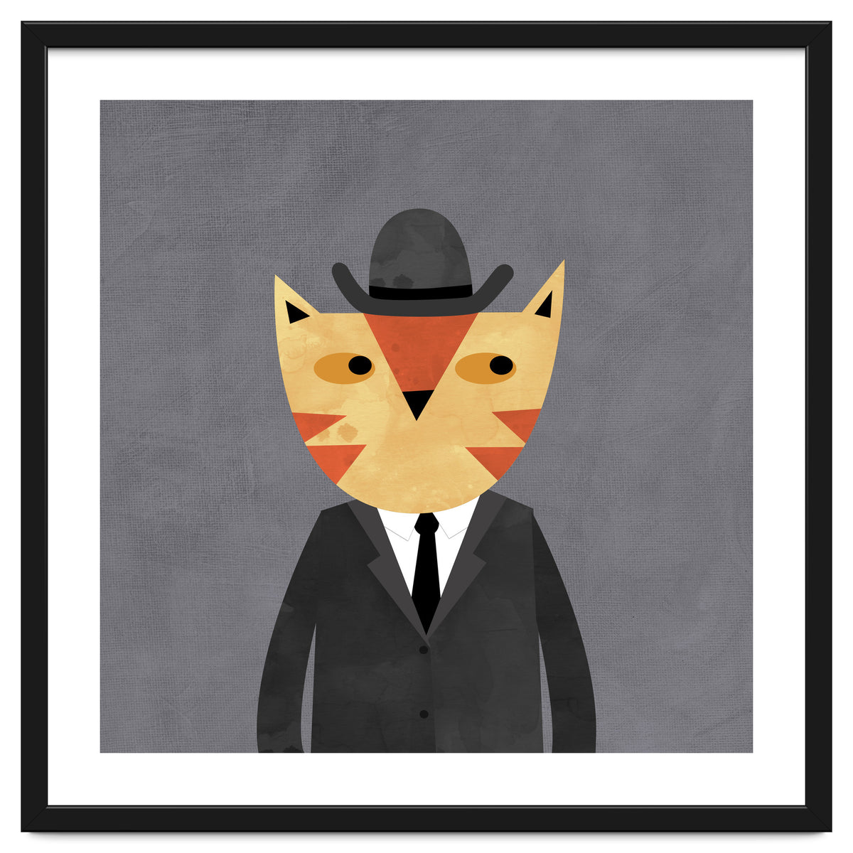 Ginger Cat in a Bowler Hat