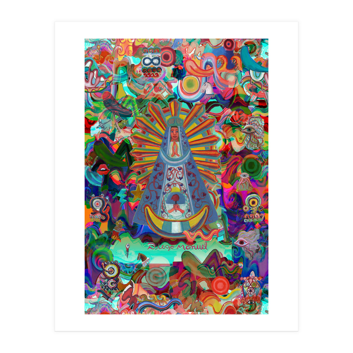 Virgen Y Graffiti (Print Only)