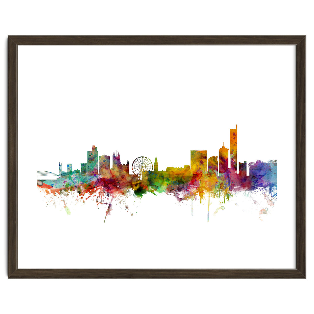 Manchester England Skyline