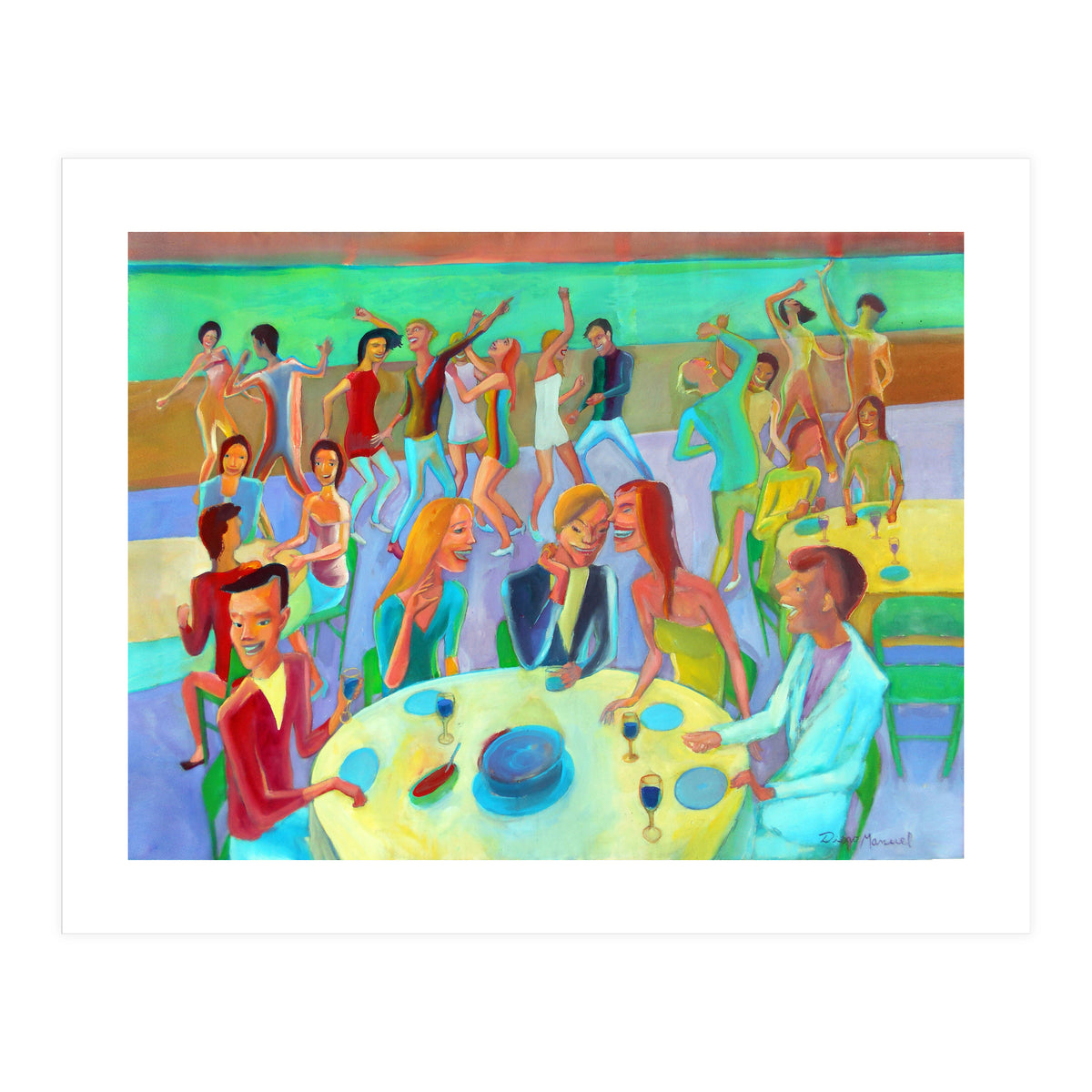 Baile En El Crucero  (Print Only)