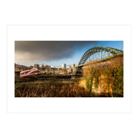 Newcastle tyne bridge sunset (Print Only)