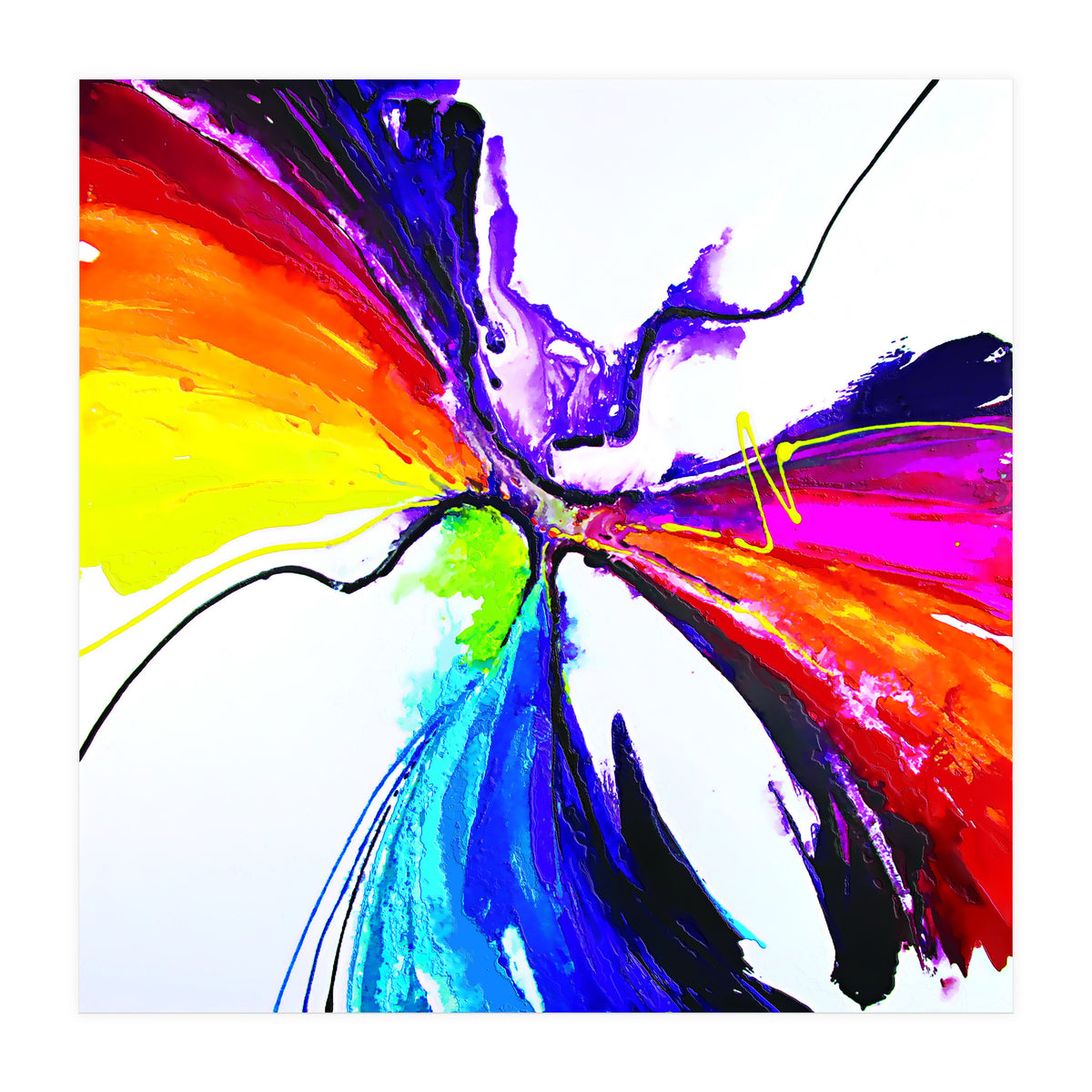 Abstract Art Britto - QB294 (Print Only)