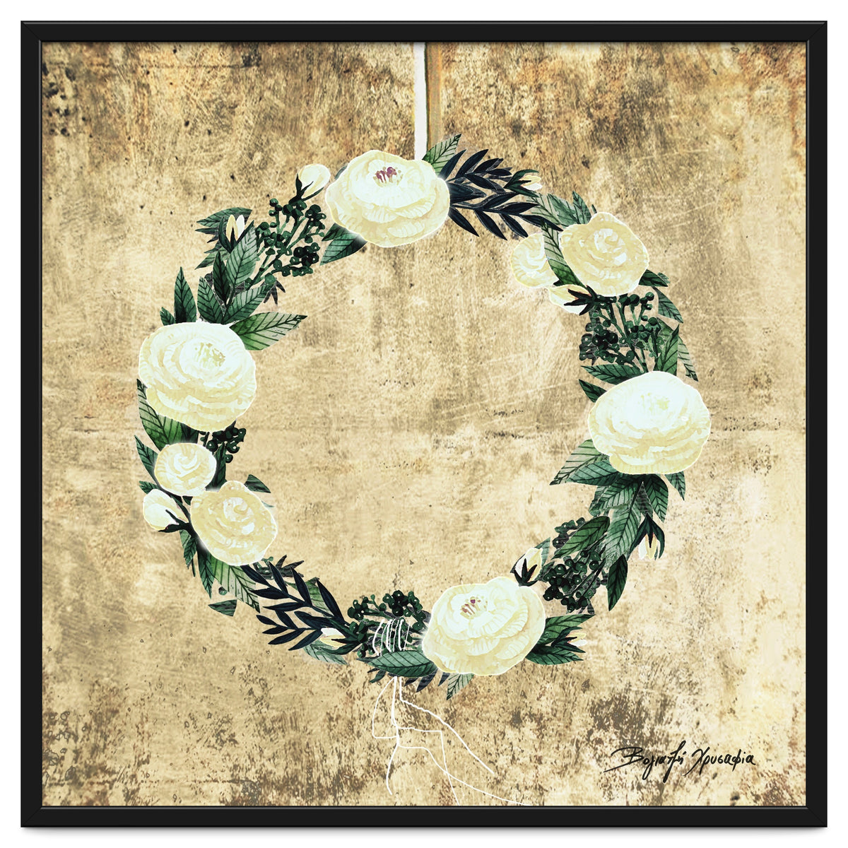 Wreath #White Flowers #Royal collection