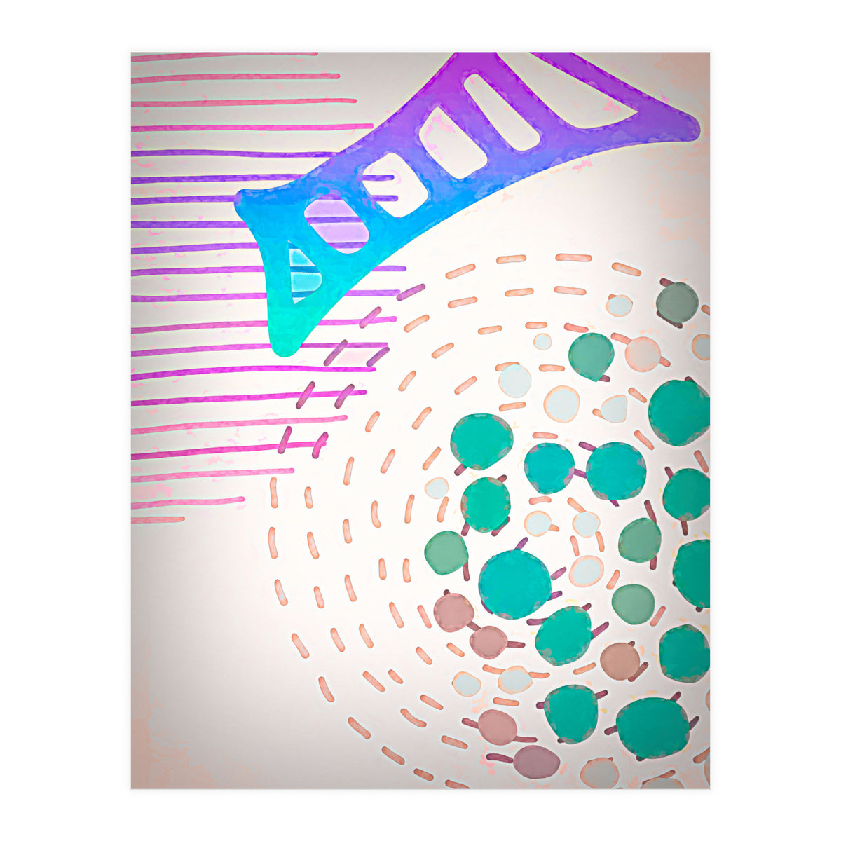 Pebbles In The Wheels (Print Only)