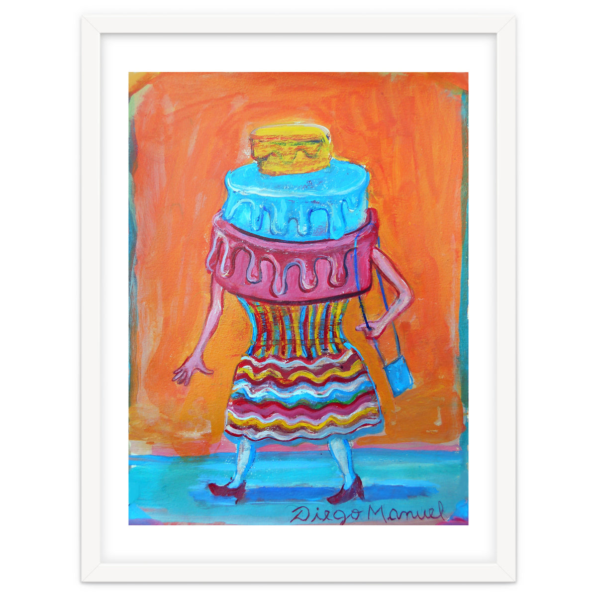Mujer Pastel