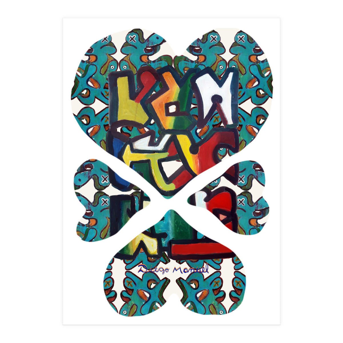 4 Corazones 7  (Print Only)