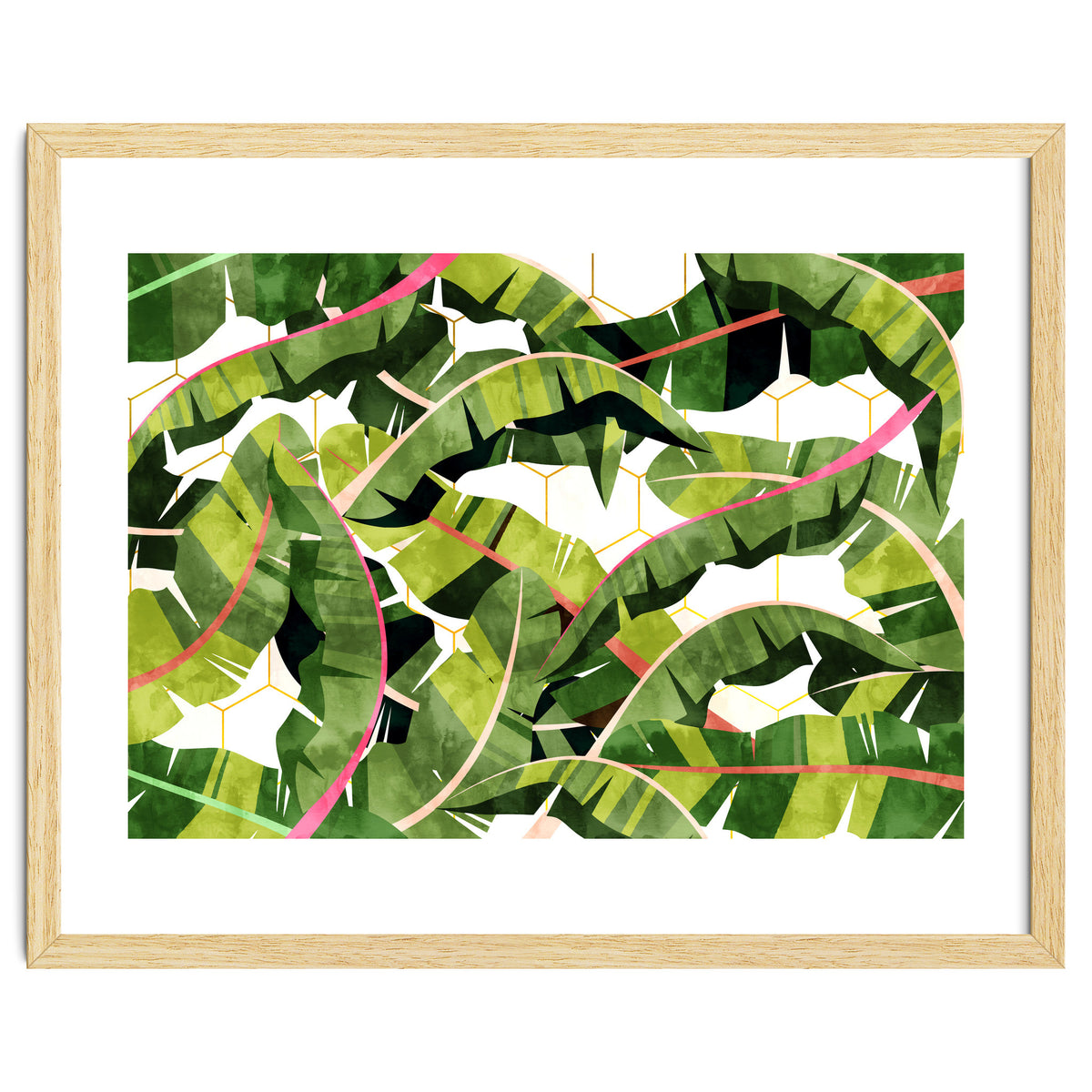 Banana Leaf Salad With Garlic Butter Dressing