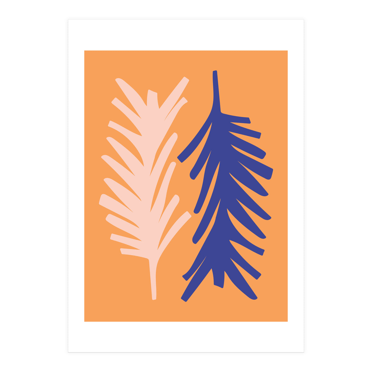 Abstract Leaves Art (Print Only)