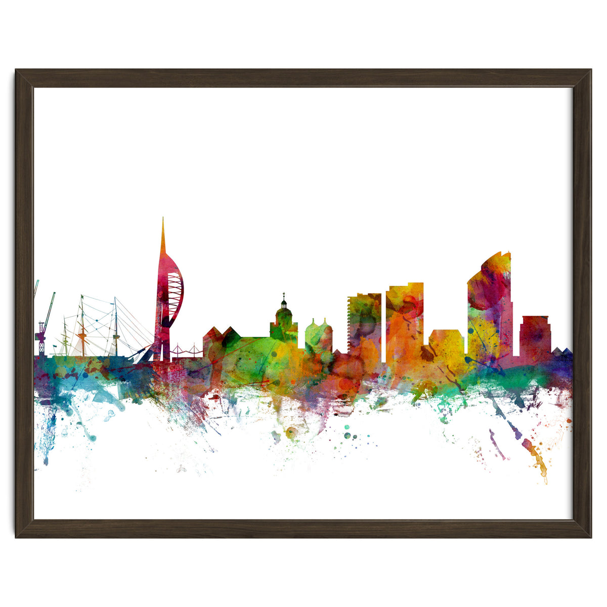 Portsmouth England Skyline