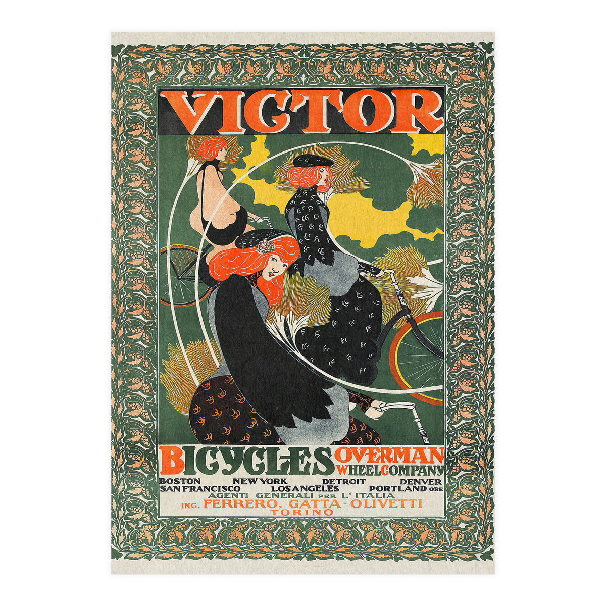 Victor Bicycles Advertisment (Print Only)