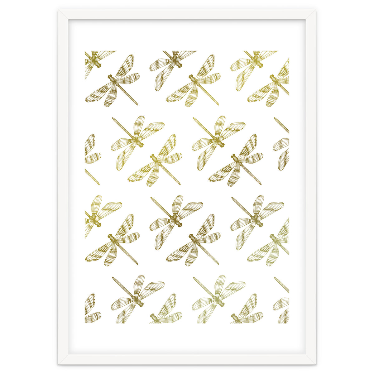 Golden Dragonflies
