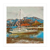 Art boats on Lake Garda, Italy. (Print Only) thumbnail