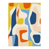 Me & Mine, Abstract Bohemian Pastel Shapes Painting, Eclectic Colorful Graphic Design (Print Only) thumbnail