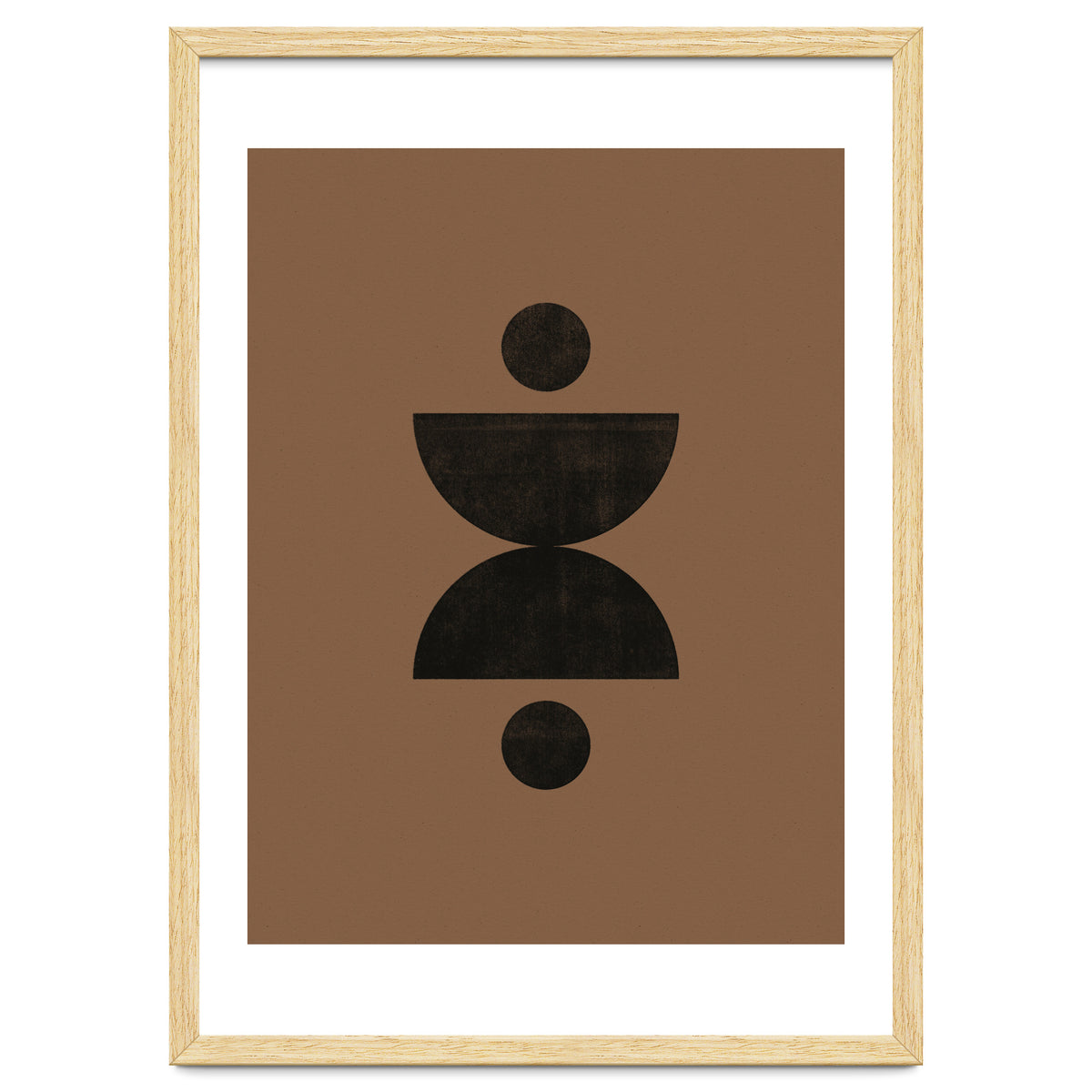 Mid-Century Modern No.27 - Woodblock Print