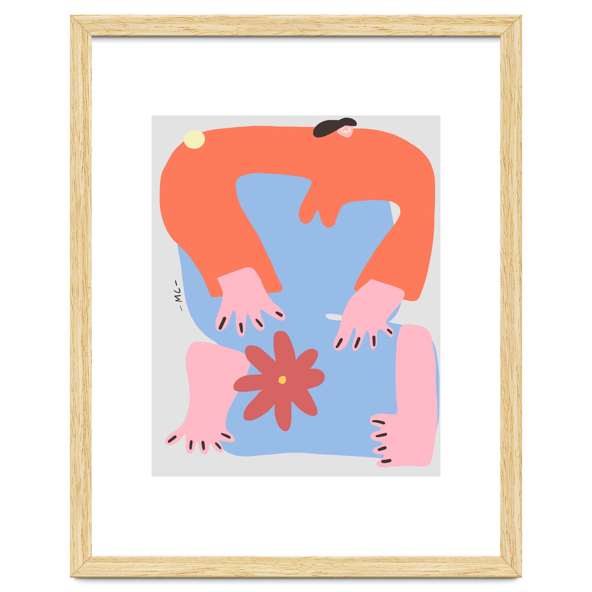 Women And The Flower