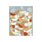 Sea Bed Orange Abstract (Print Only) thumbnail