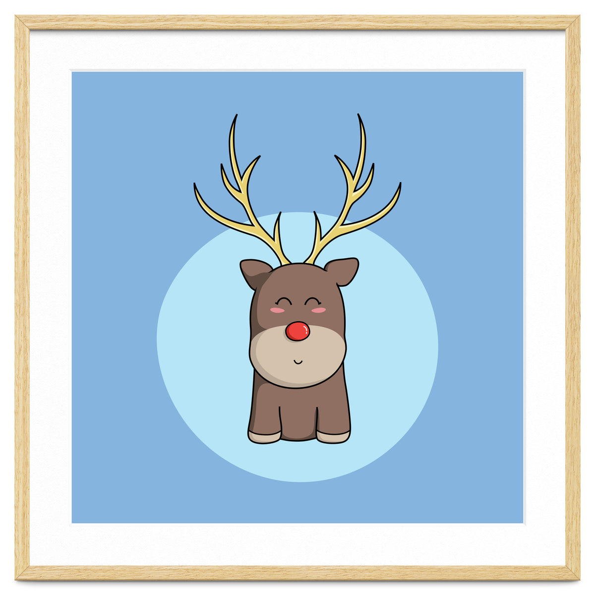 Kawaii Cute Christmas Reindeer