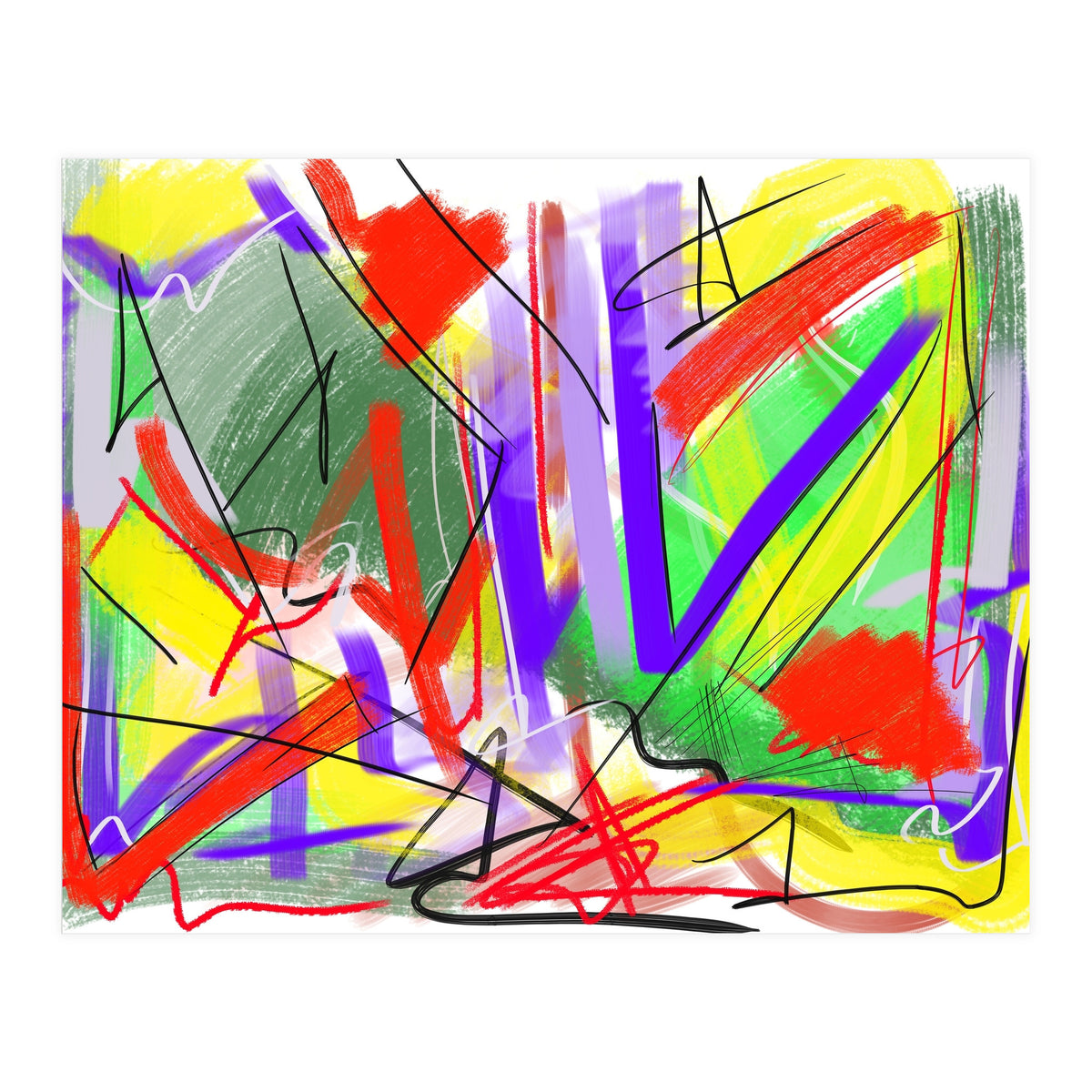 Strokes and Scribbles (Print Only)