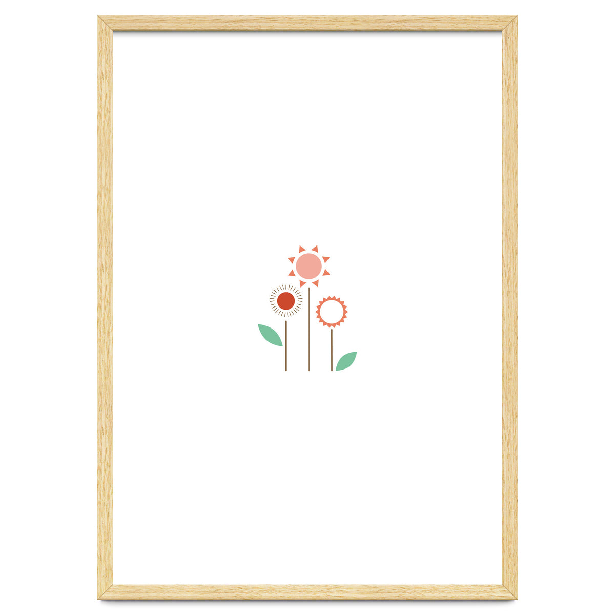 Sun And Flower On My Wall Rgb