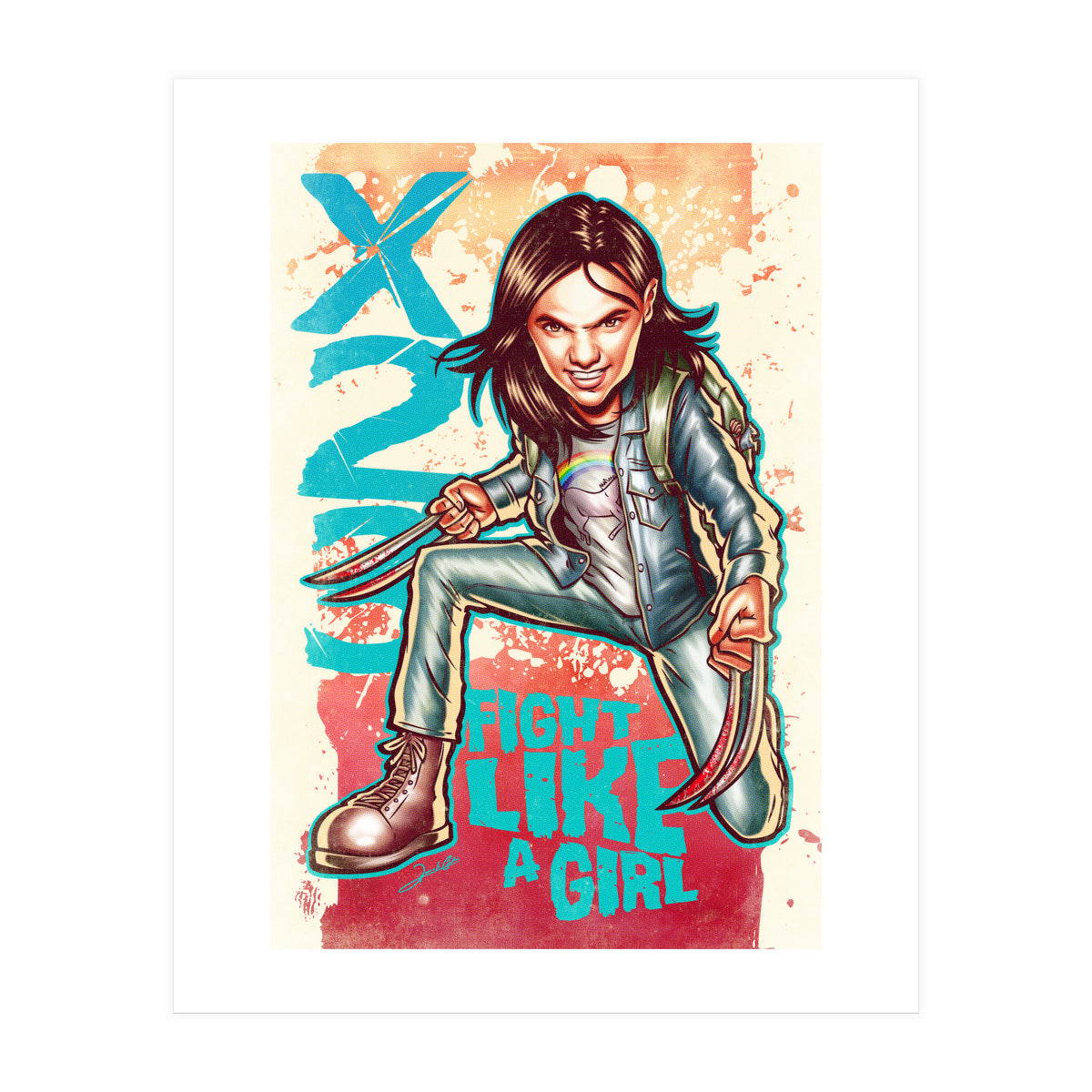 Fight Like A Girl (Print Only)