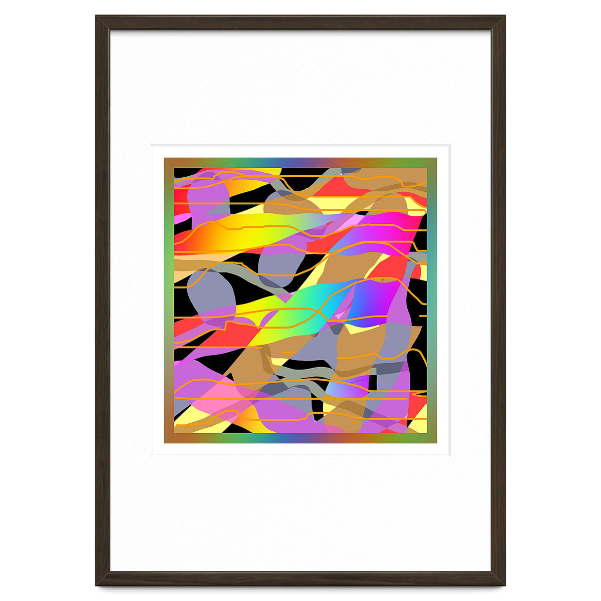 ABSTRACT COLOR BANDS