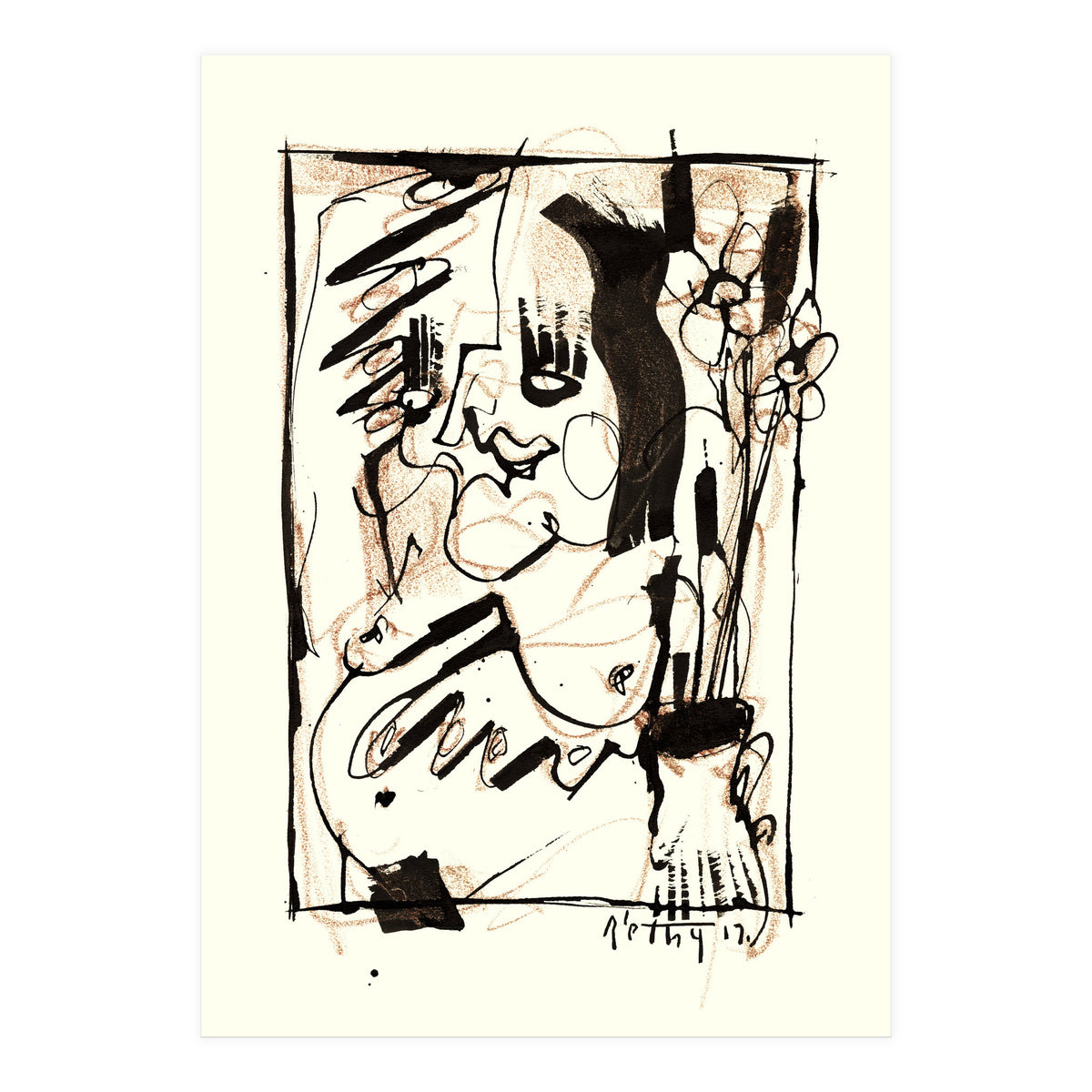 Old Flowers (Print Only)