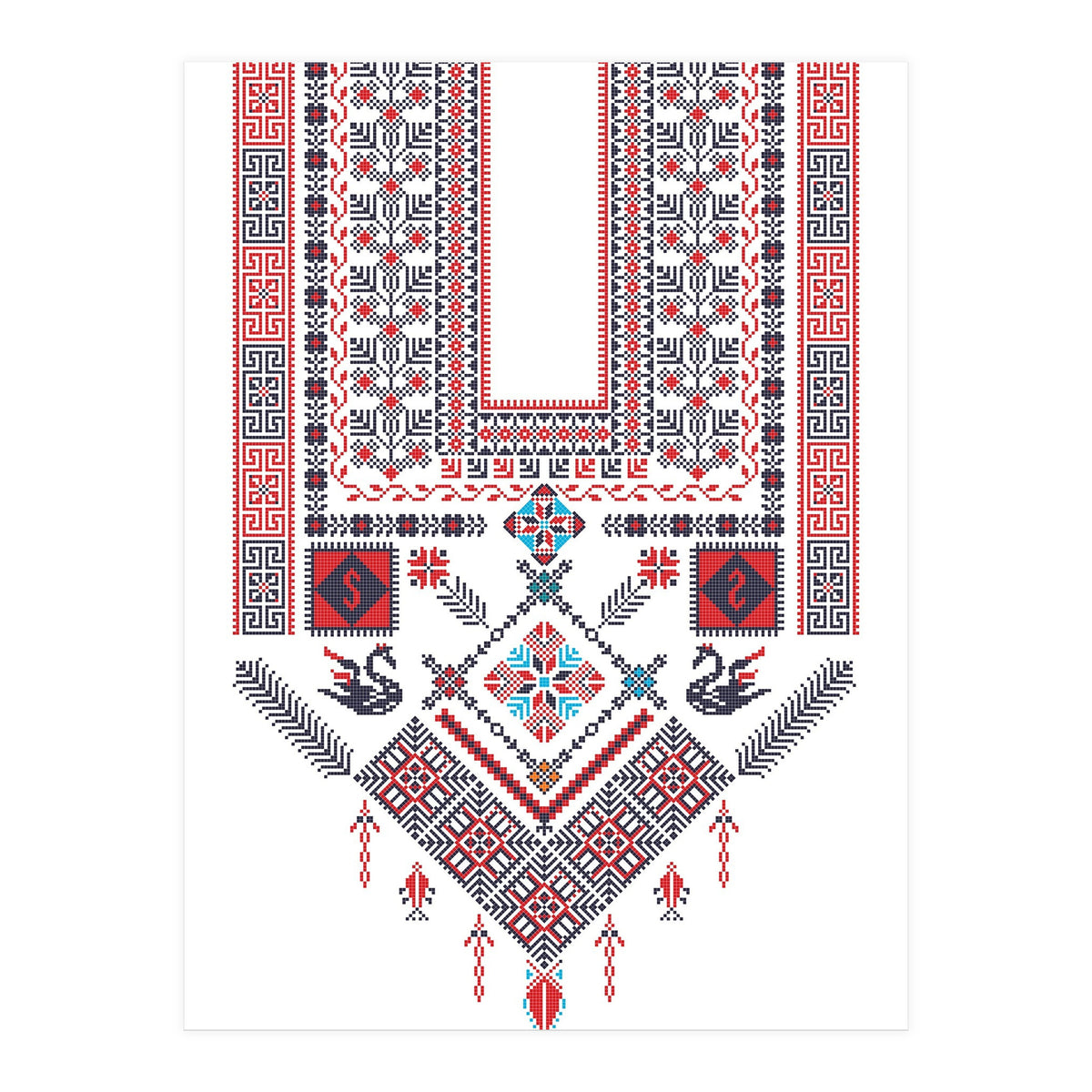 Tatreez Ornament 9 (Print Only)