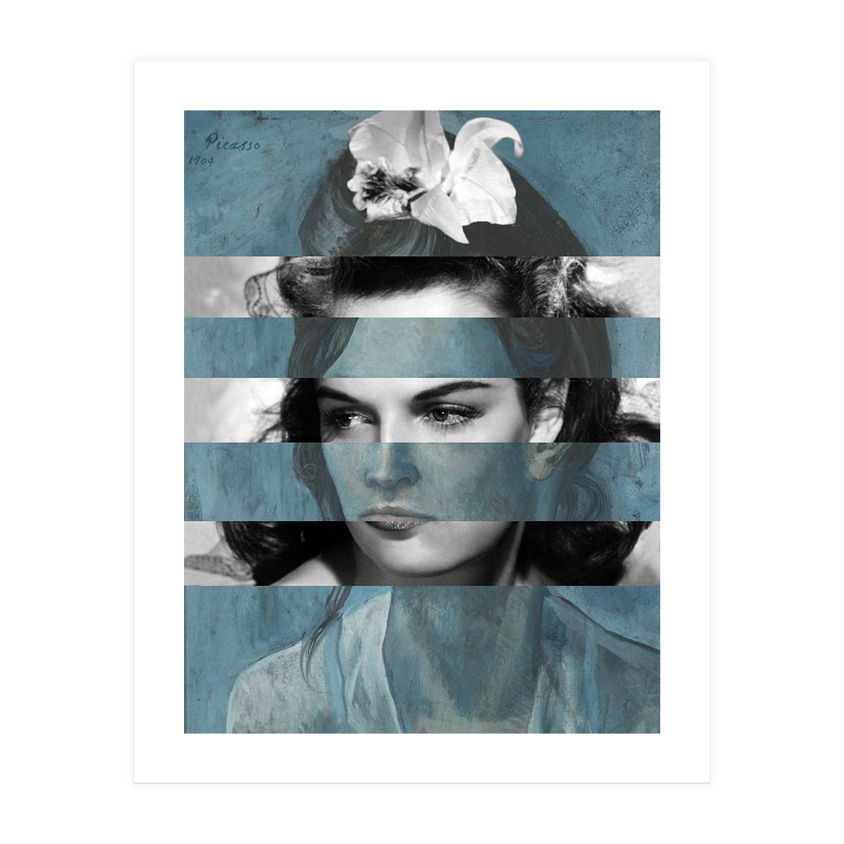 Picassos Woman With An Helmet (Print Only)