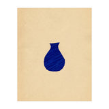 Ultramarine abstract vase (Print Only) thumbnail