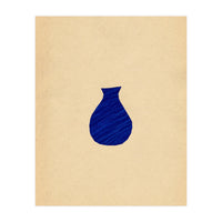 Ultramarine abstract vase (Print Only)