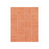 My Favorite Geometric Patterns No.23 - Coral (Print Only) thumbnail