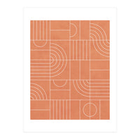 My Favorite Geometric Patterns No.23 - Coral (Print Only)