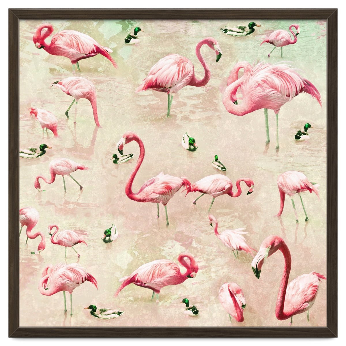 Flamingos Vintage Pink