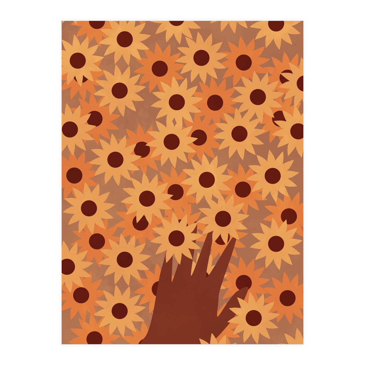 Flower Fields Boho Style (Print Only)