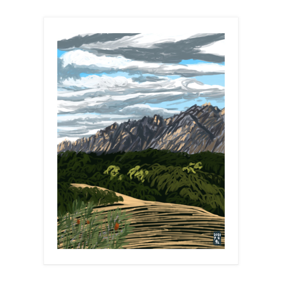 Clouds Are Moving (Print Only)