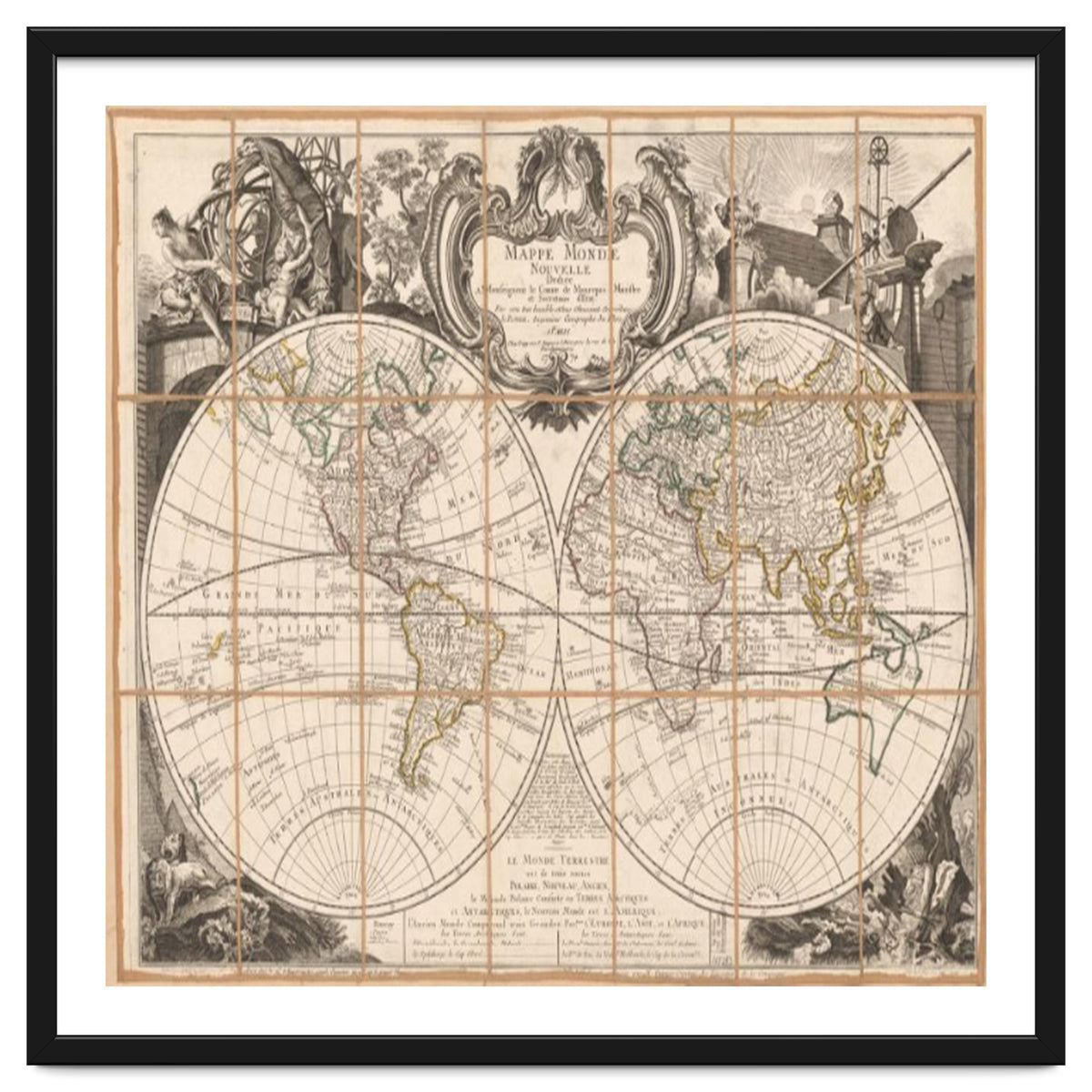 Old world map revisited